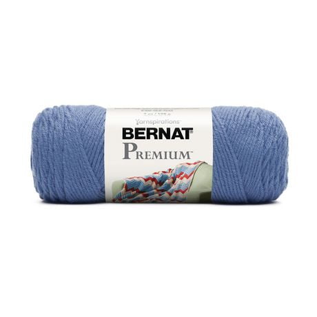 Bernat® Premium™ Yarn, Acrylic #4 Medium, 7oz/198g, 360 Yards, Acrylic #4 Medium Yarn