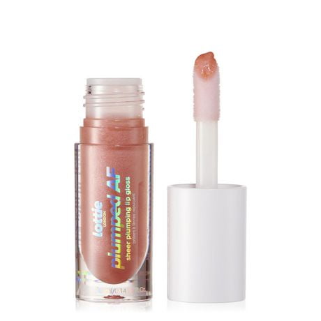 Lottie London - Plumped AF - Sheer Plumping Lip Gloss (4.3ml), Plumped Af