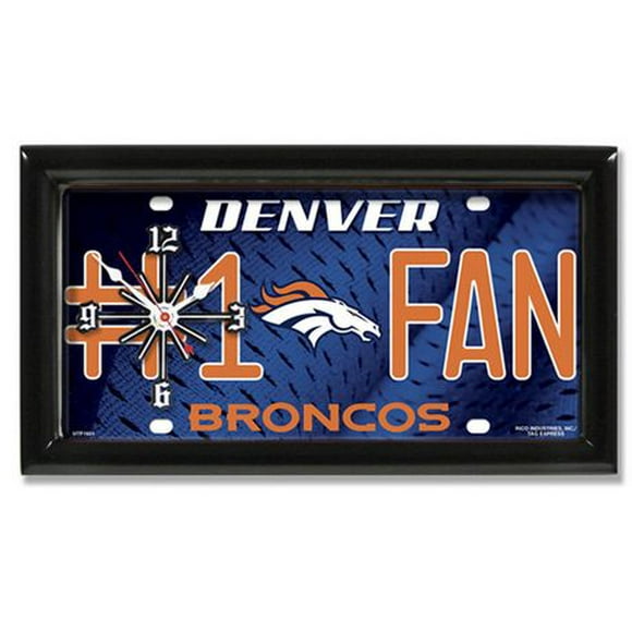 NFL Horloge murale des Broncos de Denver
