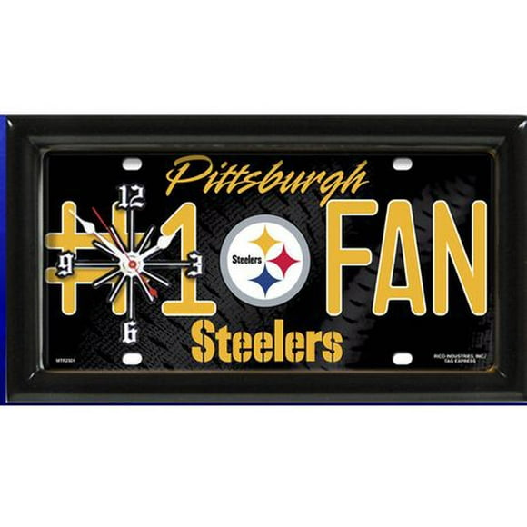 NFL Steelers de Pittsburgh Horloge murale