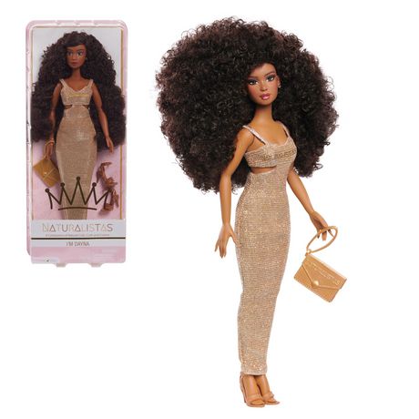 55 Secret Street : My Little Brown Eye Black Barbie Dolls & Afro Wigs