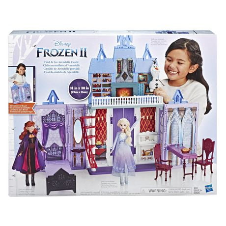 frozen 2 fold and go castle walmart