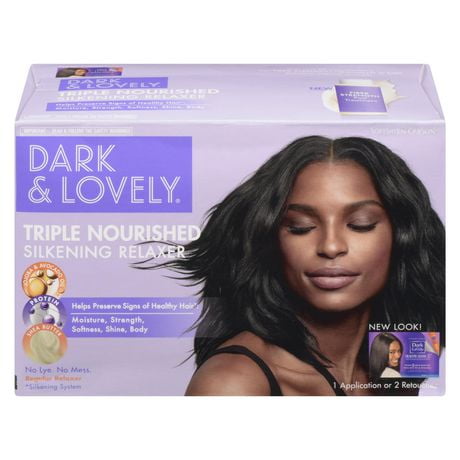 D&L Karité Moisture No Lye Relaxer Regular Relaxant régulier une applic