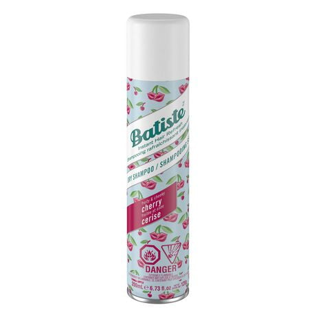 Batiste Cherry Dry Shampoo, 200 mL, Instant Hair Refresh
