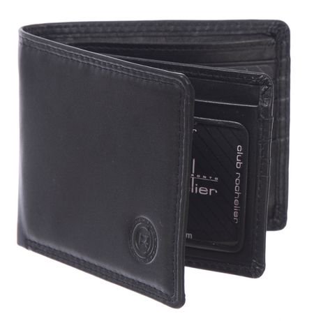 Club Rochelier Men&#39;s Slimfold Leather Wallet | Walmart Canada