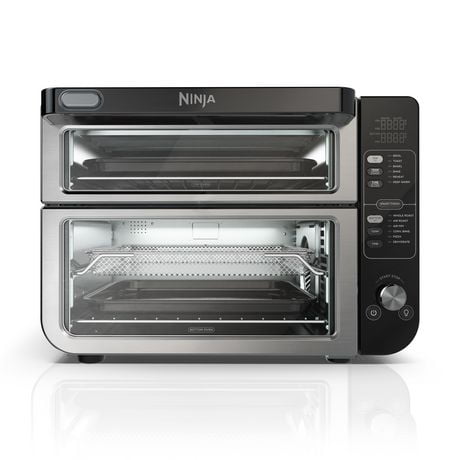Ninja DCT401C 12-in-1 Double Oven with FlexDoor, With FlavourSeal Technology