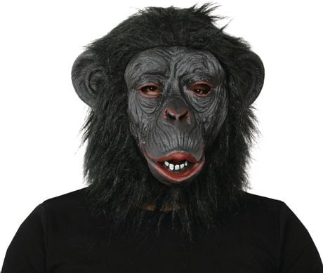 Halloween Latex Black Chimp Mask | Walmart Canada