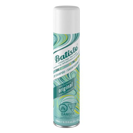Batiste Original Dry Shampoo, 200 mL, Instant Hair Refresh