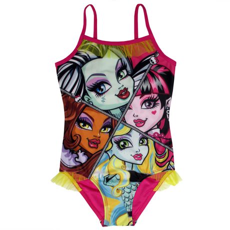 Monster High Girls' 1-Piece Swimsuit - Walmart.ca