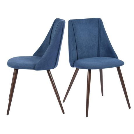 Homycasa Dining Chairs Set of 2 Mid-Century Modern Kitchen Side Chairs ...