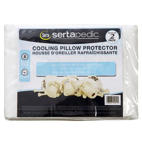Serta Total Protection Pillow Protector, Available in Standard/Queen