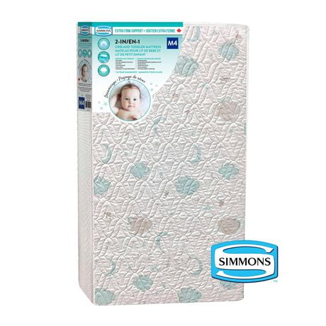 Simmons Dreamscape Crib Mattress, 2 Stage Extra Firm Support