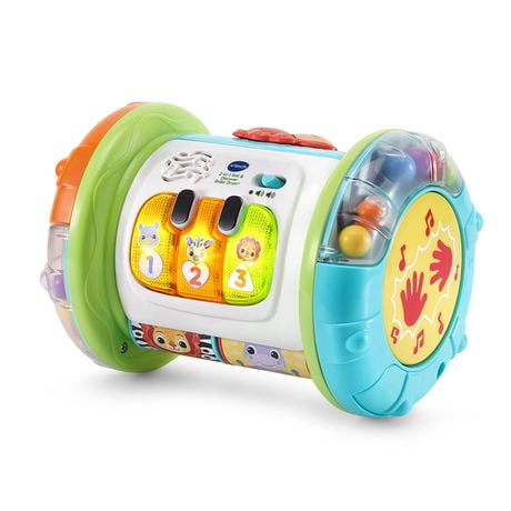 VTech 2-in-1 Roll & Discover Roller Drum™ - Walmart Exclusive - English Version, 3+ Months