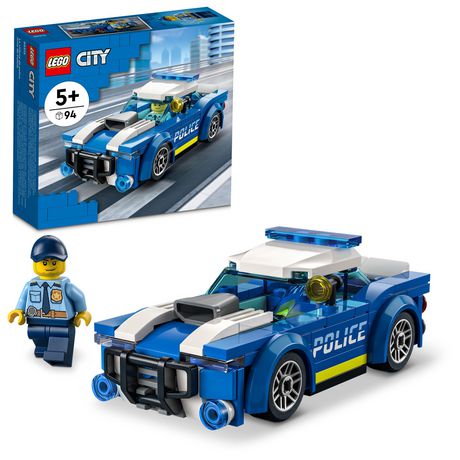 Kit de construction de poste de police de ville, jouet de voiture de  police, ensembles de police de ville, avec voiture d'escorte, fourgonnette  de