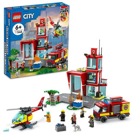 LEGO City Fire Station 60320 Toy Building Kit (540 Pieces)