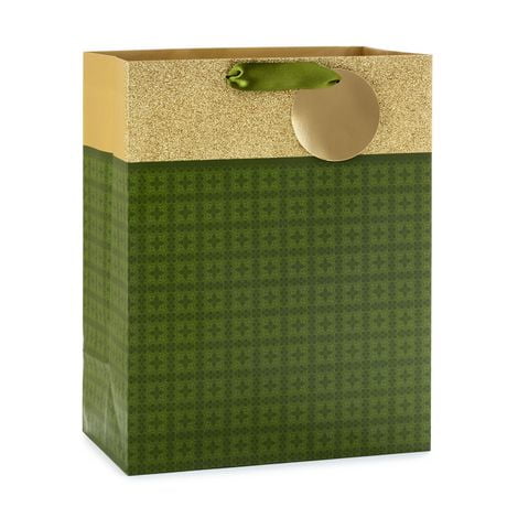 gift gold hallmark plaid glitter arts bag christmas based stars