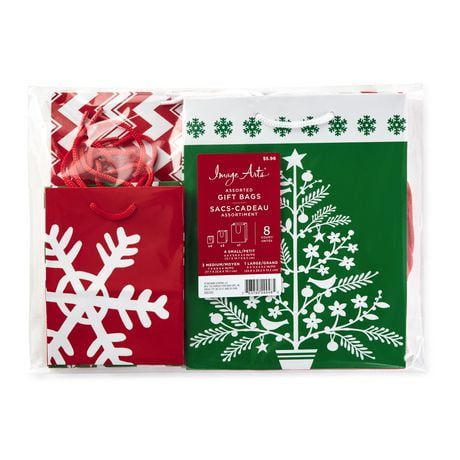 hallmark image arts assorted christmas gift bags walmart hallmark image arts assorted christmas gift bags walmart