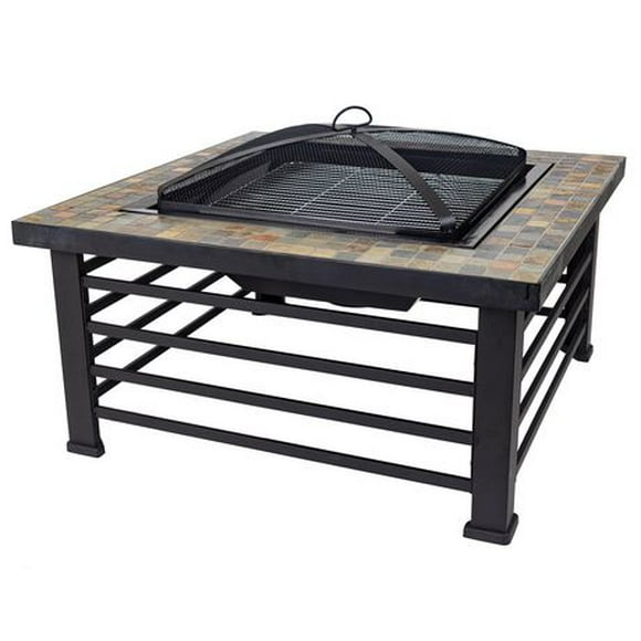 Pleasant Hearth OFW732S Cascade Slate Fire Pit