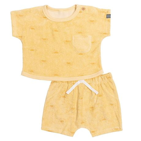 Modern Moments by Gerber - Baby - Shirt and Shorts 2 Piece Set - Sunny, 2 Piece Set