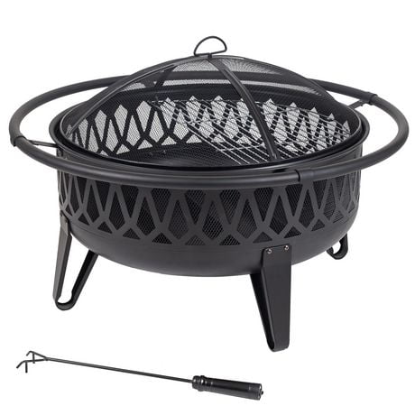 Pleasant Hearth OFW750R Harmony Deep Bowl Fire Pit