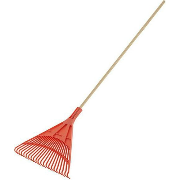 Superio Leaf Rake with 48-in Wooden Handle