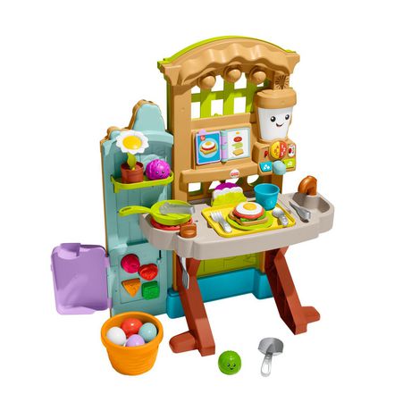 Fisher-Price Laugh & Learn Grow-The-Fun Garden To Kitchen - Bilingual Edition Multi