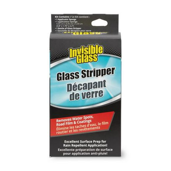 INVISIBLE GLASS Glass Stripper Kit, Surface Prep for RainRepellent