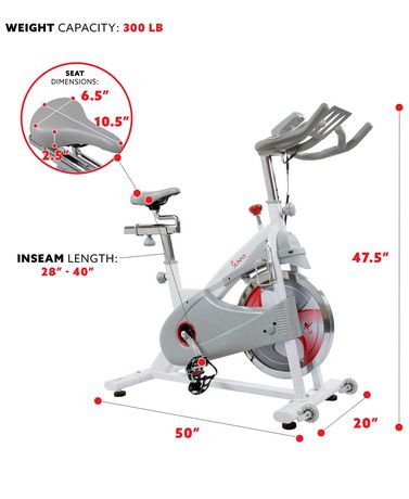 sunny magnetic belt drive indoor cycling bike