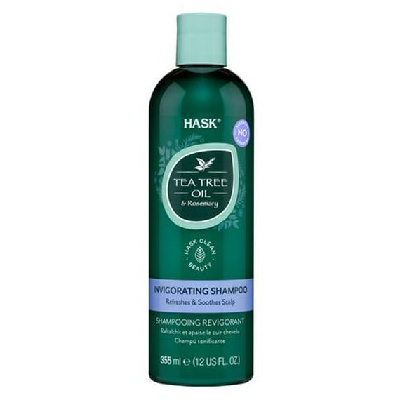 HASK® Tea Tree Oil & Rosemary Invigorating Shampoo 355ml, 355 ml