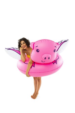 flying pig pool float