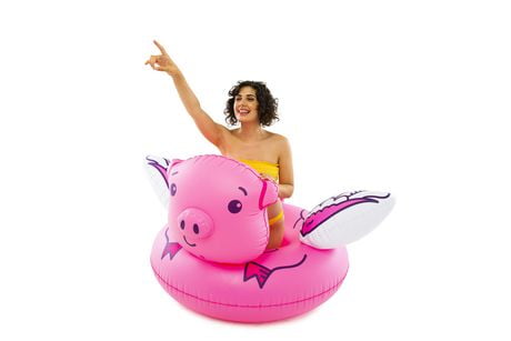 flying pig pool float