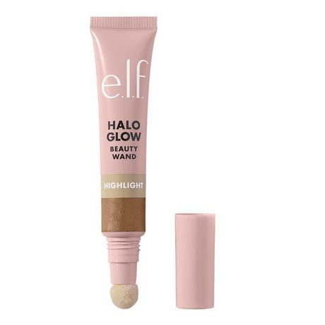 e.l.f. Cosmetics Tube Beaute Illuminateur Halo Glow Highlight avec applicateur à embout tampon, 10 mL