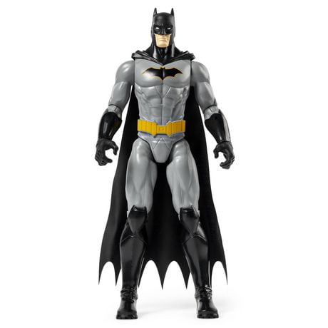 Batman 12-inch Action Figure (Black Suit), Kids Toys for Boys and Girls ...