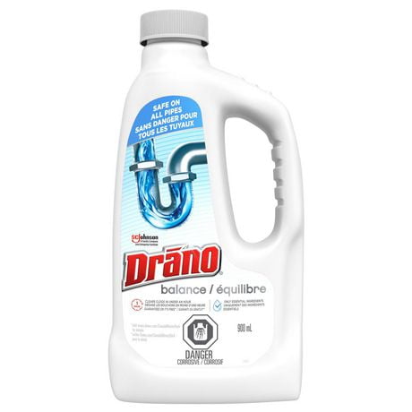 Drano® équilibre débouche-tuyaux et nettoyant de drains 900 ml