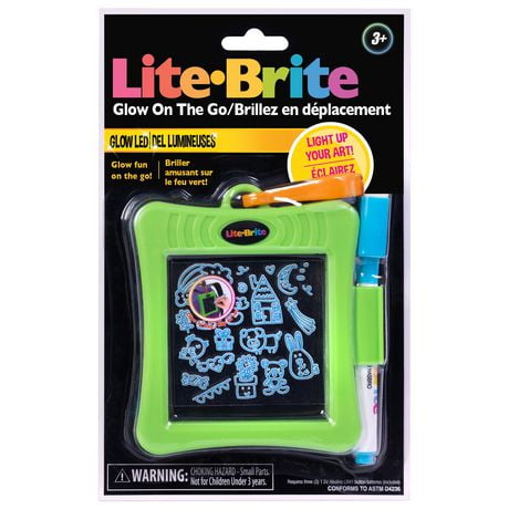 Tableau accrochable Glow and Go Lite Brite