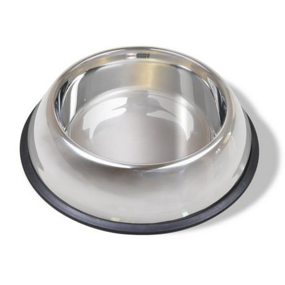 Van Ness Stainless Steel No Tip Bowl .47L, Non tip stainless 16 oz