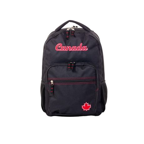 Canada Durable Water-Resistant Laptop Backpack For School Black