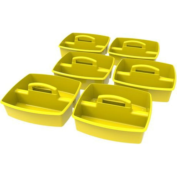 Storex Large Caddy/Yellow (6 units/pack)