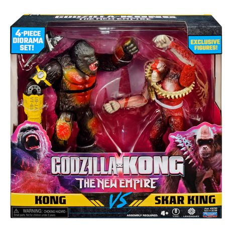 Godzilla X Kong le Nouvel Empire Kong Vs Skar King Figurines Exclusives