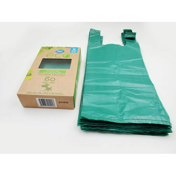 Great  Value ECO Dog poop Waste Bags with handles