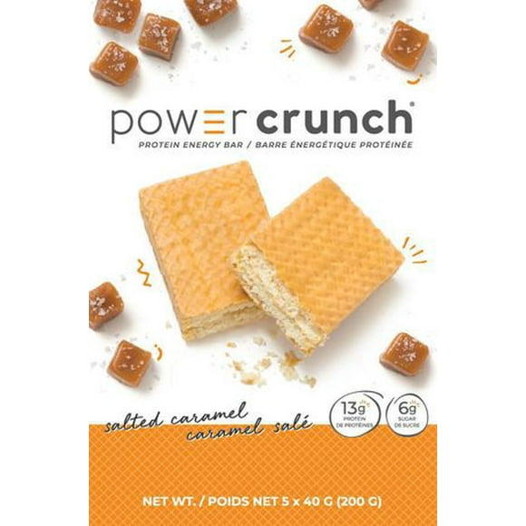 Power Crunch Protein Energy Bars Salted Caramel 5 pack (5 x 40g) 200g