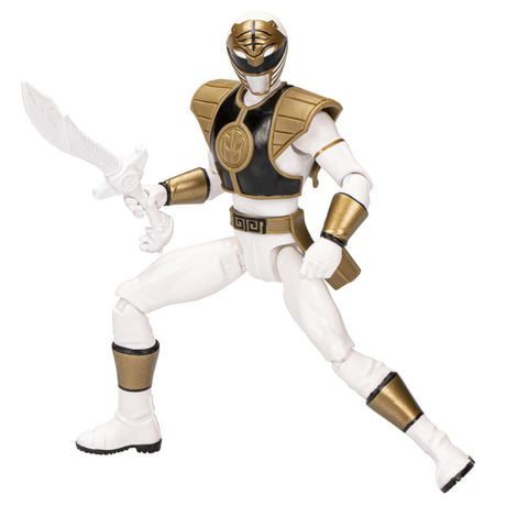 Power Rangers Mighty Morphin Ranger Blanc