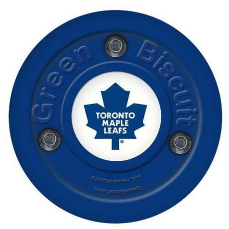 Green Biscuit Rondelle d'entraînement de l'équipe de la NHL - Maple Leafs de Toronto