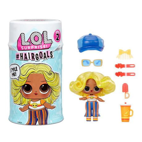 LOL Surprise #Hairgoals Series 2 Doll with Real Hair and 15 Surprises