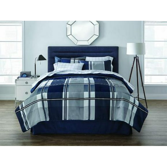 Springmaid Spencer Plaid Bed-in-a-Bag, 8 Piece in Queen and King, in Queen and King