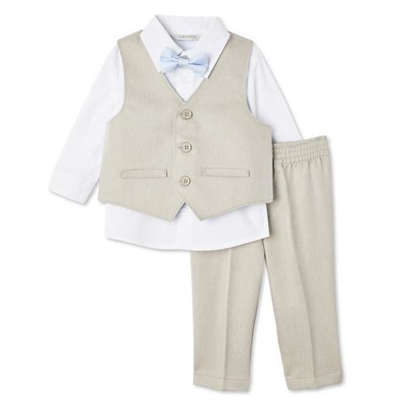 George Baby Boys' Shirt, Vest, Pant and Bowtie 4-Piece Set | Walmart Canada