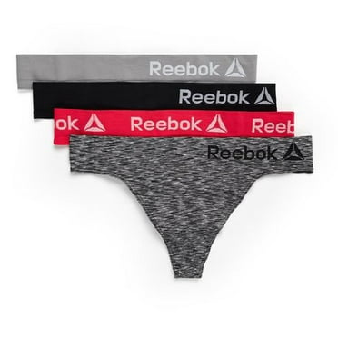 Reebok Ladies' 4 Pack Seamless Thongs