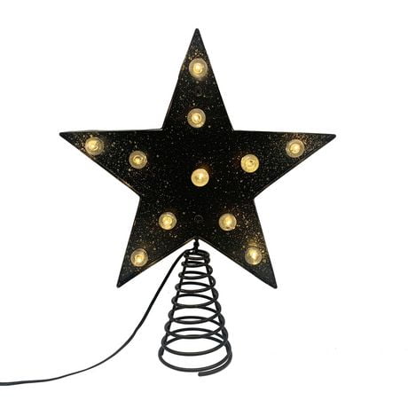 HOLIDAY TIME LED METAL STAR TREE TOPPER Walmart Canada   6000205536269 