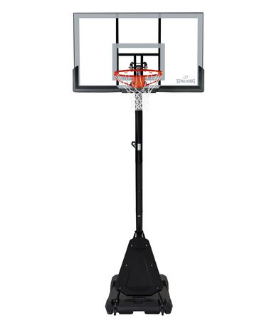 Spalding Hercules Acrylic Portable Basketball System, 54-in 