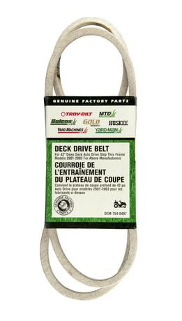 42-inch Lawn Tractor Deck Drive Belt - Walmart.ca